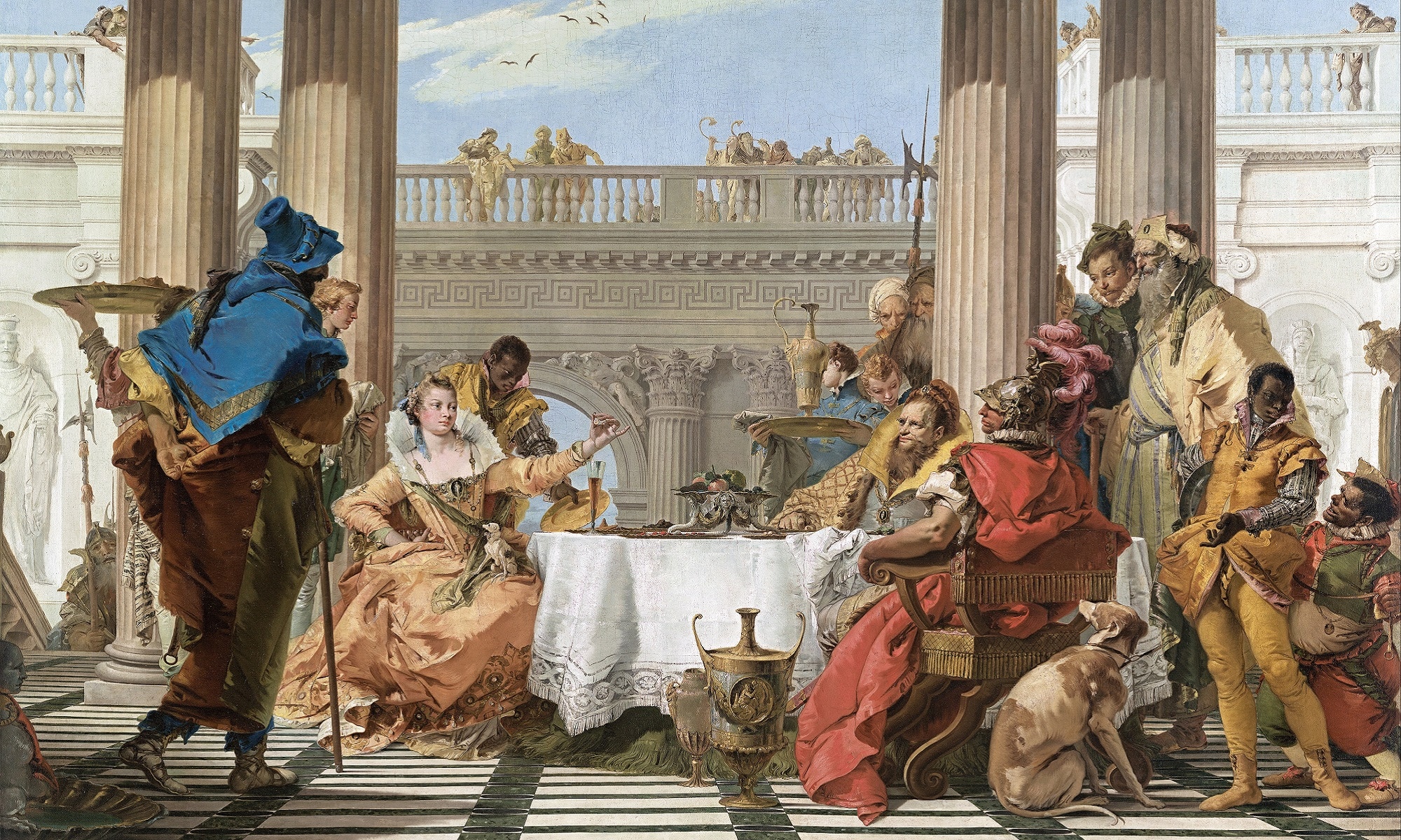 The banquet of Cleopatra